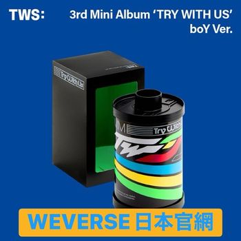 (WEVERSE日本官網/boY版)第三張迷你專輯「TRY WITH US」(日本進口版)