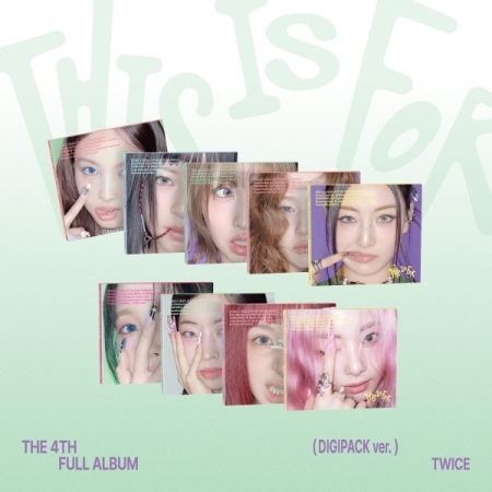 (Mina版)第四張正規專輯「THIS IS FOR(DIGIPACK ver.)」(韓國進口版)