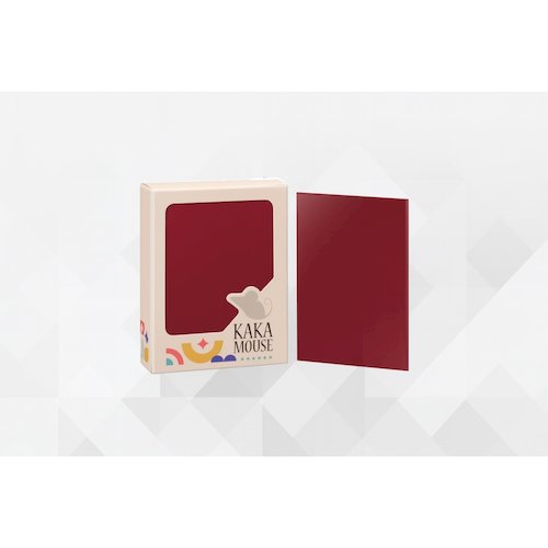 鼠卡卡 磨砂卡套(酒紅) 66*91mm