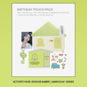 [ARTIST BIRTHDAY-JAEMIN]-收納包(韓國進口)