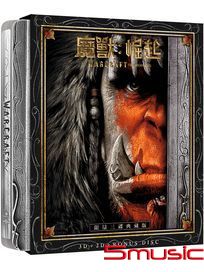 魔獸：崛起-(2D+3D+BONUS DISC 限量三碟鐵盒典藏 角色鐵盒款 BD)
