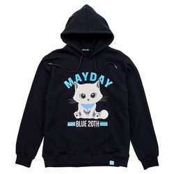 [五月天 Just Rock It 2020 藍 BLUE] 我是菜頭粿 黑帽T - 2XL