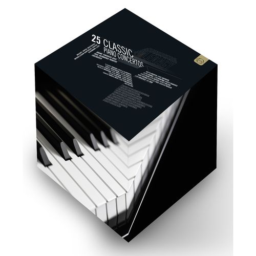 二十五首經典鋼琴協奏曲  7DVD+CD
