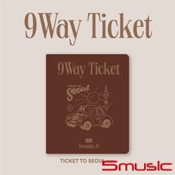 第二張單曲「9 WAY TICKET」(韓國進口TICKET TO SEOUL/咖啡色版)