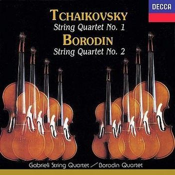 柴可夫斯基:第一號弦樂四重奏＆鮑羅定:第2號弦樂四重奏(國際中文56)