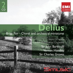 戴流士:管弦樂與合唱小品