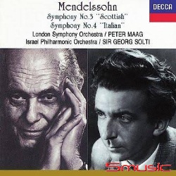 孟德爾頌:交響曲第三號-蘇格蘭＆第四號-義大利 (國際中文版119)