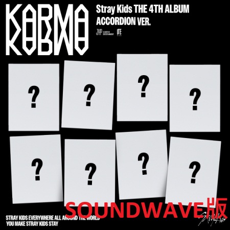 (SOUNDWAVE/隨機)第四張正規專輯「KARMA(ACCORDION VER.)」(韓國進口)