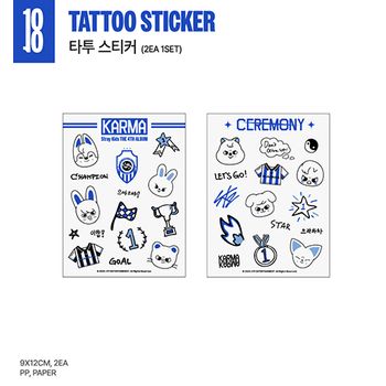 [KARMA POP-UP]-紋身貼紙(韓國進口)