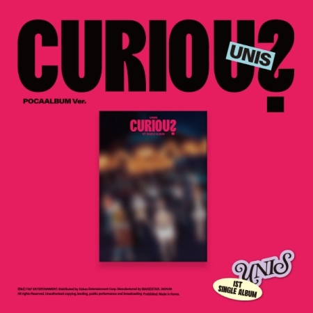 第一張單曲「CURIOUS(POCAALBUM Ver.)」(韓國進口版)