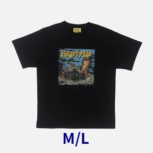 [Beat It Up]-(黑色)T恤(韓國進口)