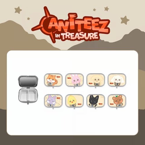 [ANITEEZ IN TREASURE]-寶藏鐵盒(韓國進口)