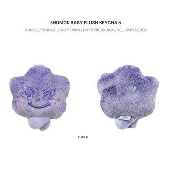 [LIGHTS, LOVE, ACTION]-)(紫色)BABY SHUMON娃娃鑰匙鏈(韓國進口)